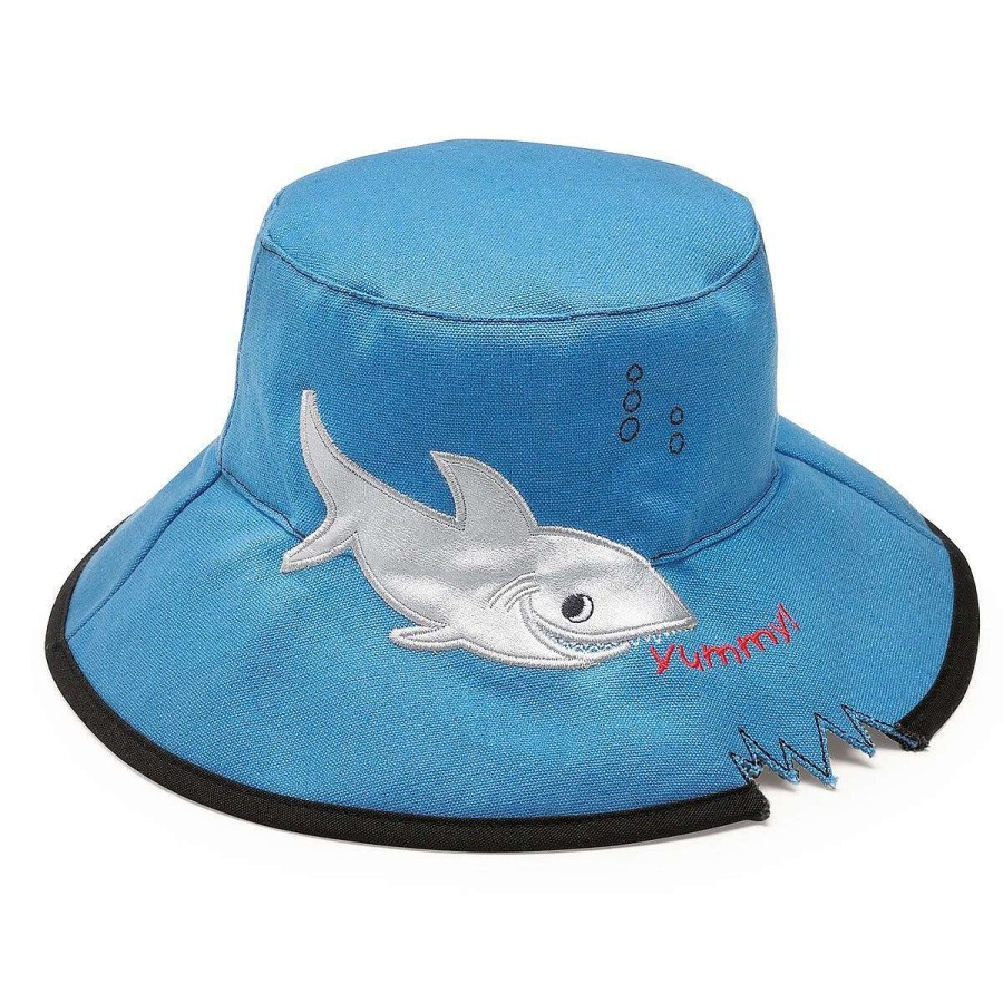 Kids Diiiz Bucket | Shark Hat Shark-Blue